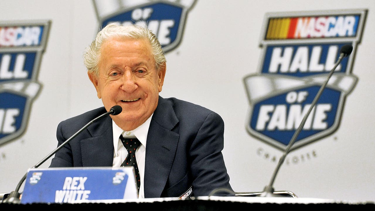 Standing tall: Rex White, NASCAR's oldest living champion, gets his due